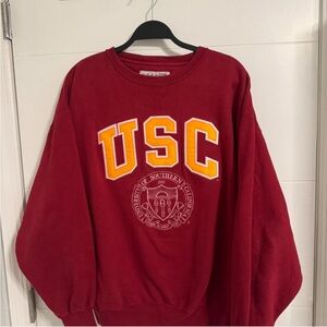 USC Maroon Crewneck Sweater